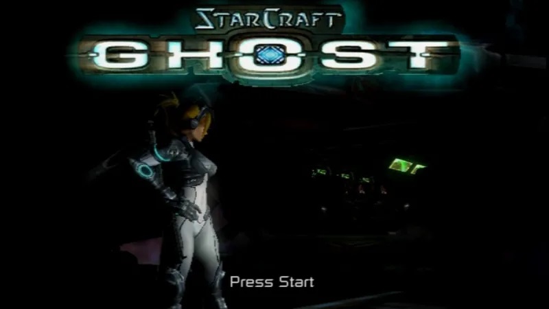 StarCraft Ghost start screen