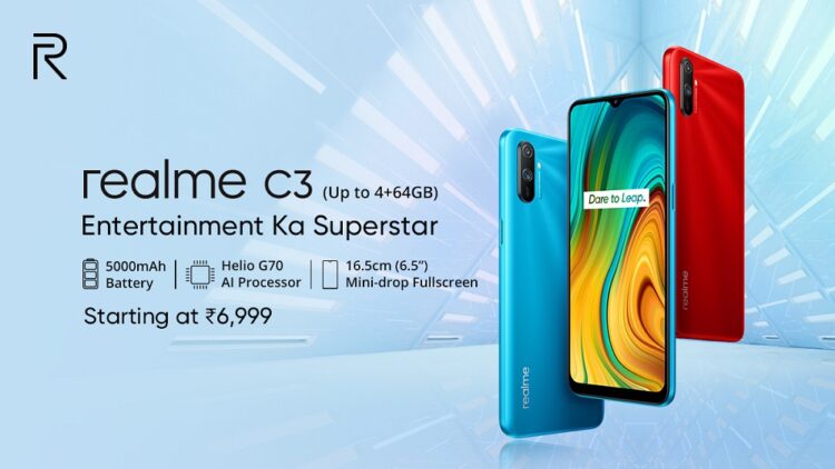 realme C3 Twitter