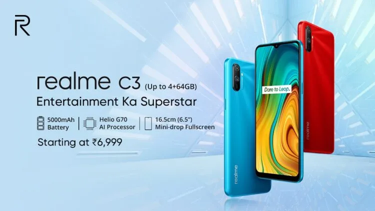 realme C3 Twitter