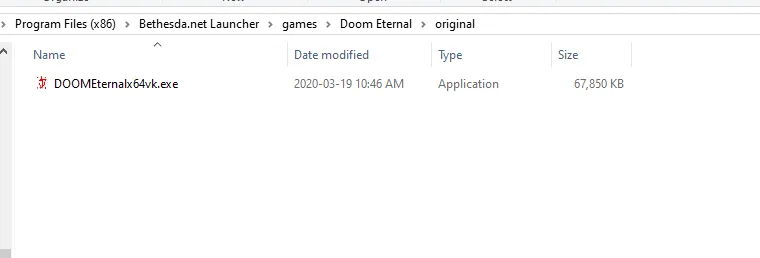 Doom Eternal directory 2