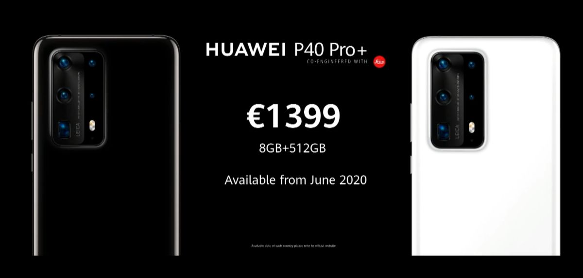 Huawei P40 pro Plus price