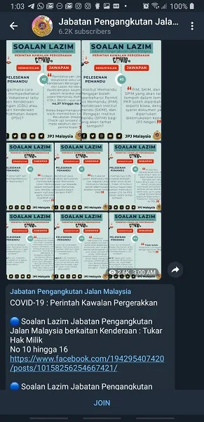 JPJ Telegram