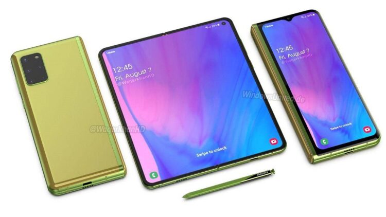 Samsung Galaxy Fold 2 render