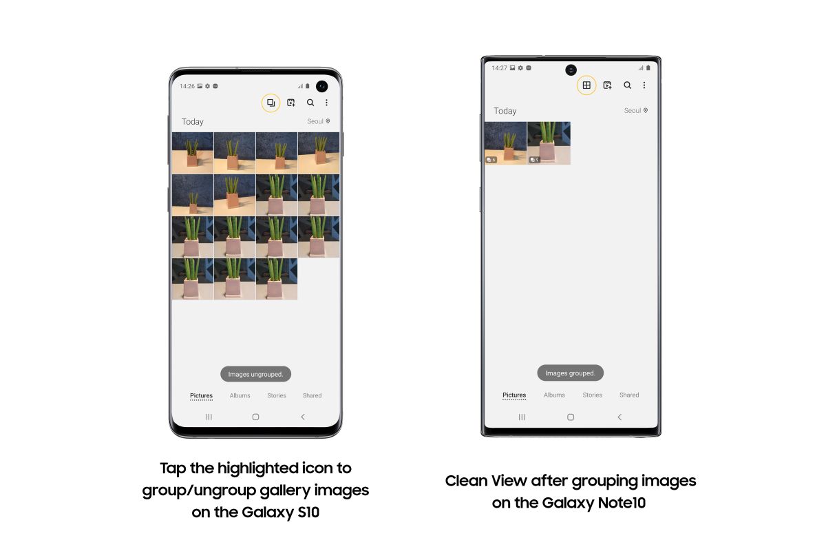 Samsung Galaxy S20 Features Clean View