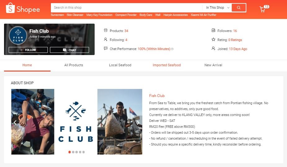 Shopee Fish club