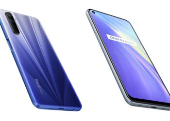 realme 6 back and front