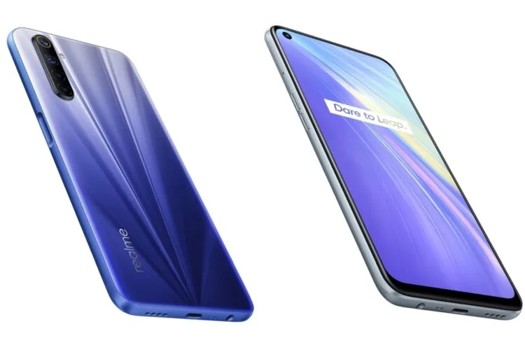realme 6 back and front