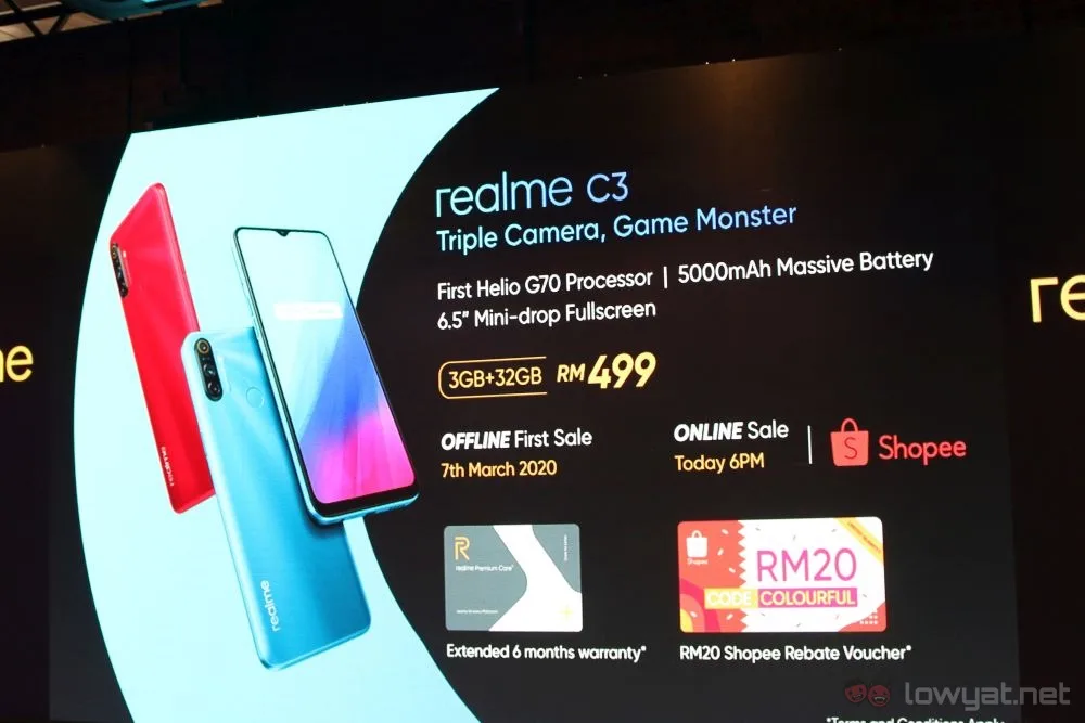 realme C3 price
