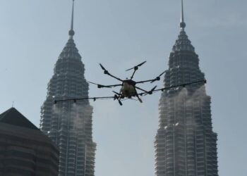 Drone disinfect DBKL