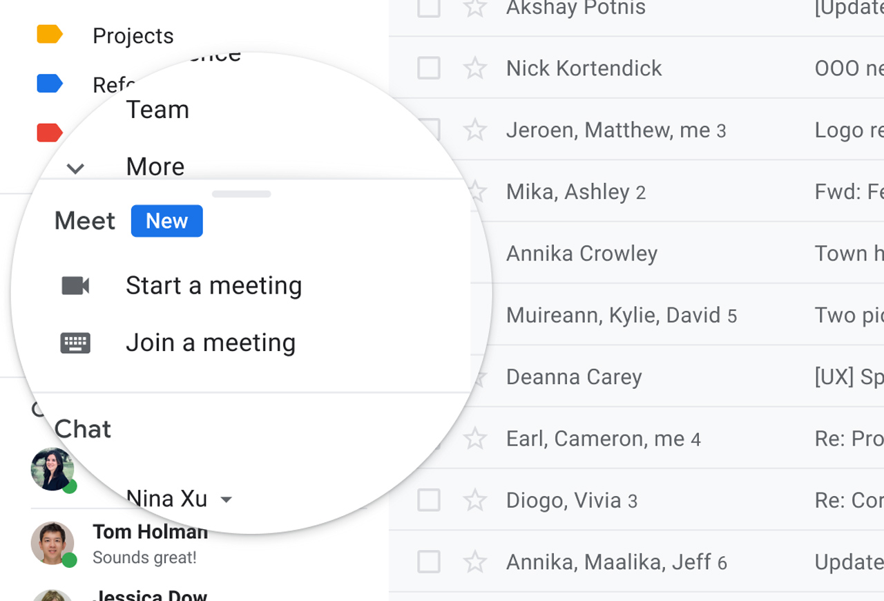 Google Meet Rolling Out Gmail 4