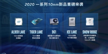 Intel 10 nm product lineup 800