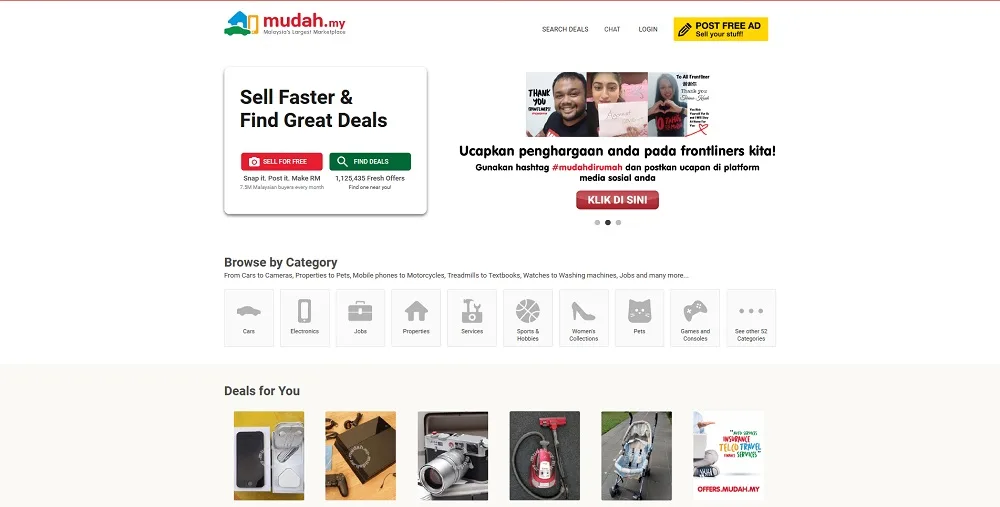 Mudah.my homepage