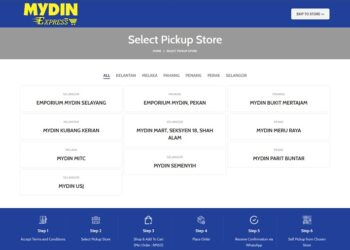 Mydin Express homepage