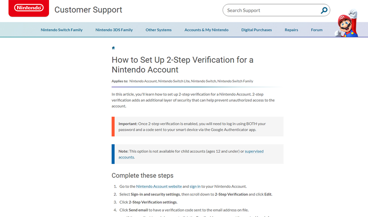 Nintendo Confirms Account Compromised 1