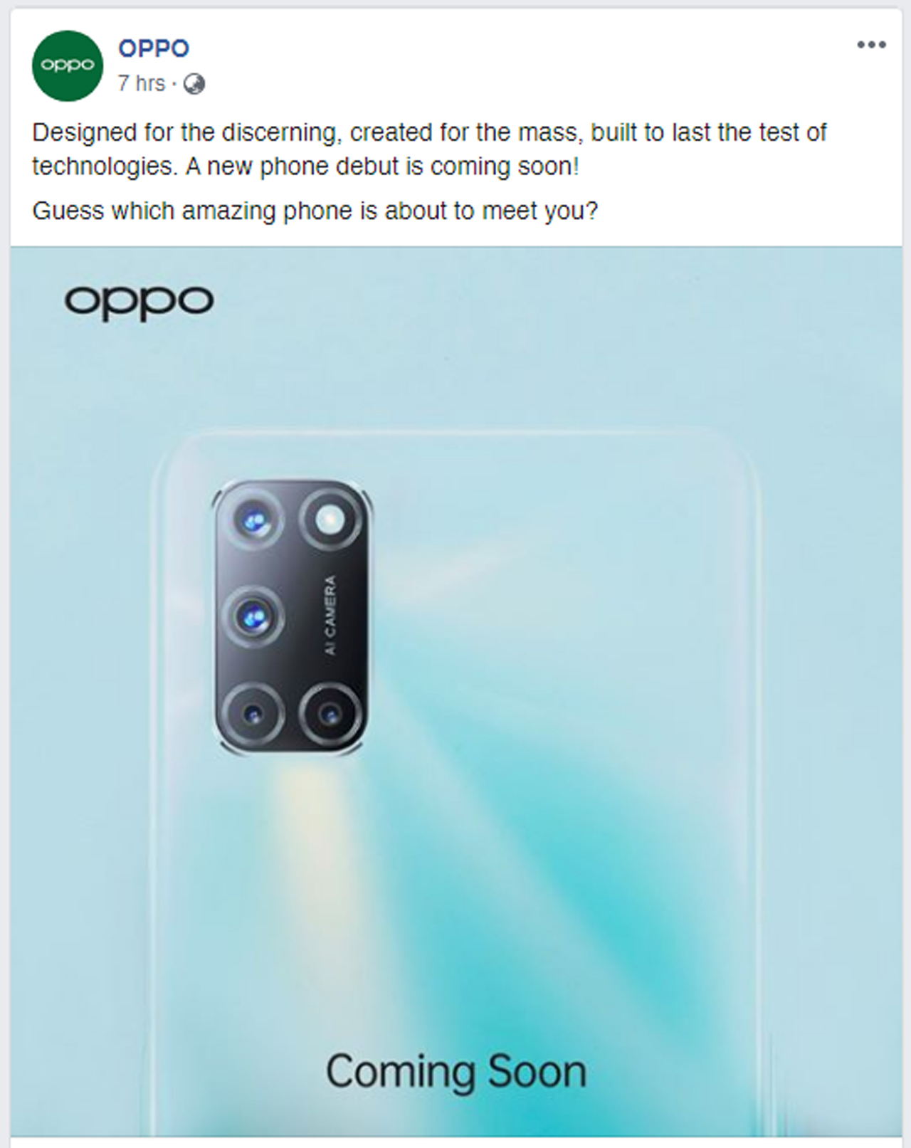 OPPO Malaysia Teases New A Series smartphone 2