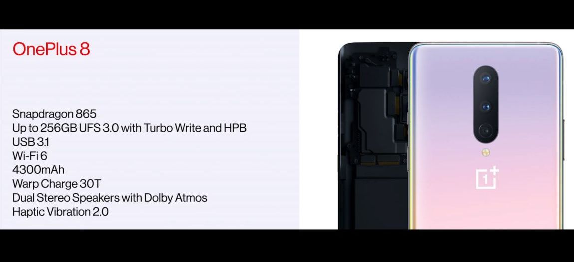 OnePlus 8 specs