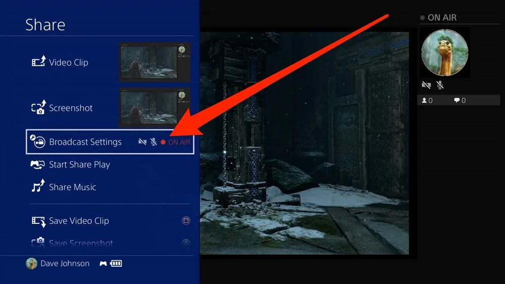 PS4 streaming
