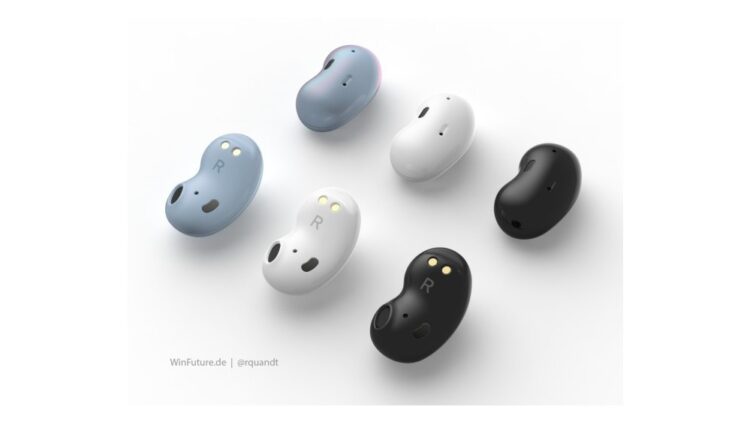 Samsung Galaxy Buds Bean render