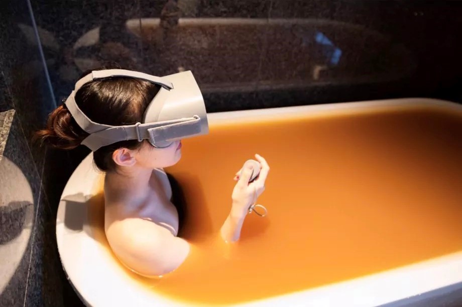 VR hot spring
