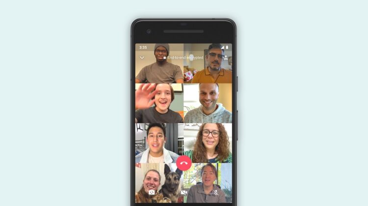 WhatsApp group video call
