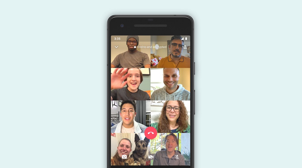 WhatsApp group video call