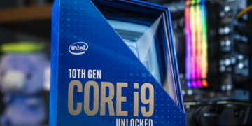 In April 2020, Intel announces new desktop processors as part of the 10th Gen Intel Core processor family, including Intel’s flagship Core i9-10900K processor, the world’s fastest gaming processor. (Credit: Intel Corporation)