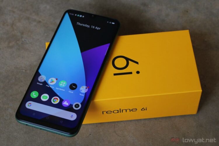 realme 6i feat