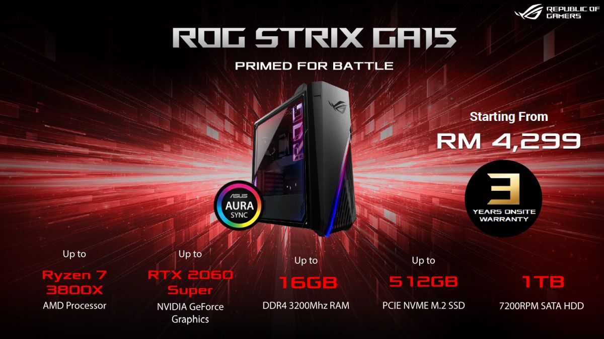 ASUS ROG Strix GA15 pricing