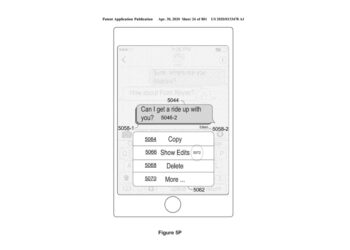 Apple patent Messages edit
