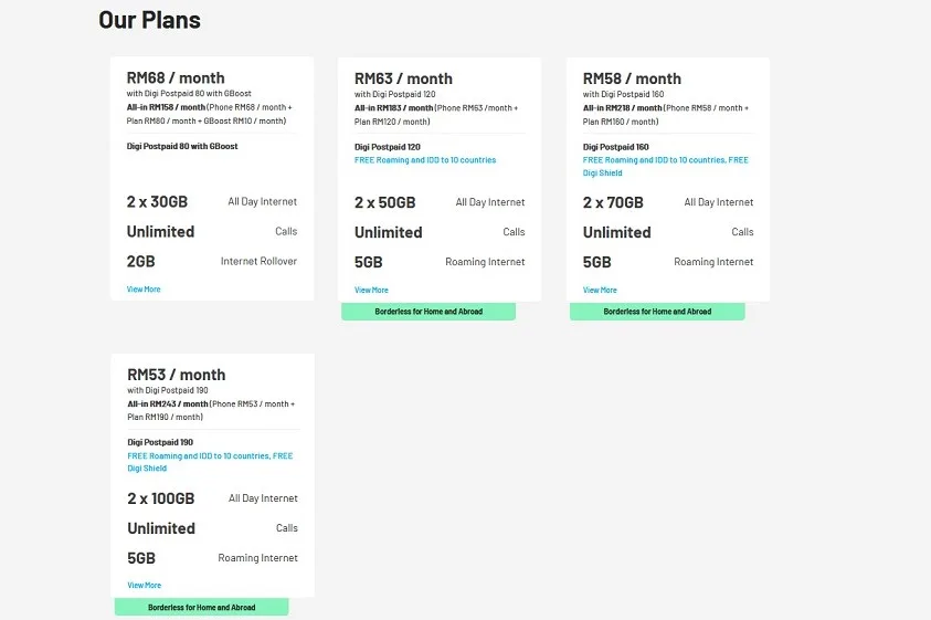 Digi iPhone SE plans