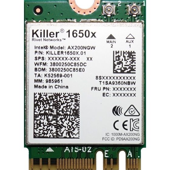 Intel Killer 1650X