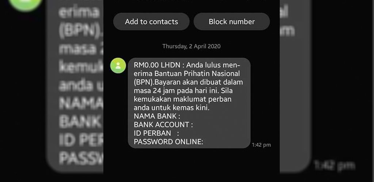 LHDN BPN scam 1
