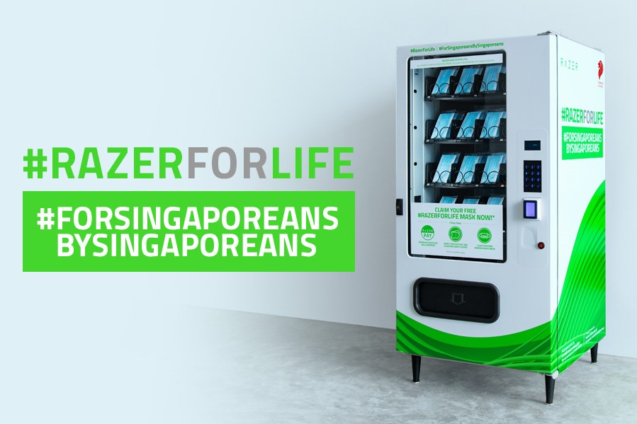 Razer mask vending machine
