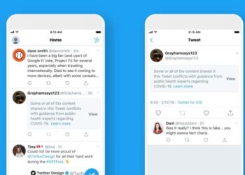 Twitter label misleading COVID-19 tweets