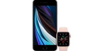 iPhone SE 2020 + Apple Watch Series
