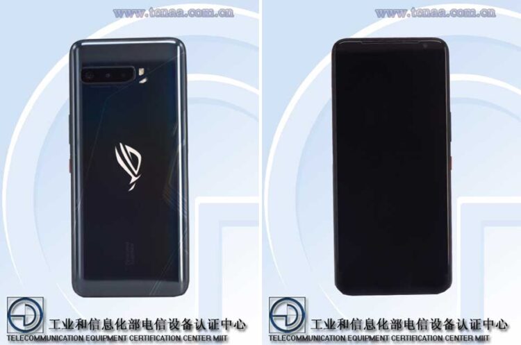 ASUS ROG Phone 3 TENAA front back
