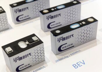 CATL batteries via Bloomberg