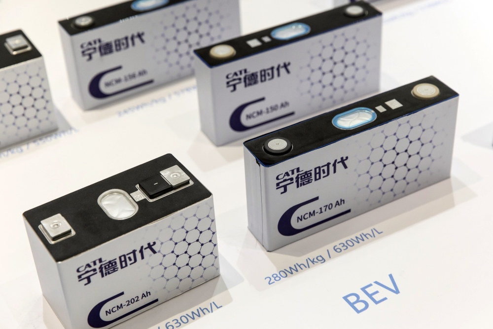 CATL batteries via Bloomberg