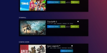EA Steam Sims Titanfall Apex Legends