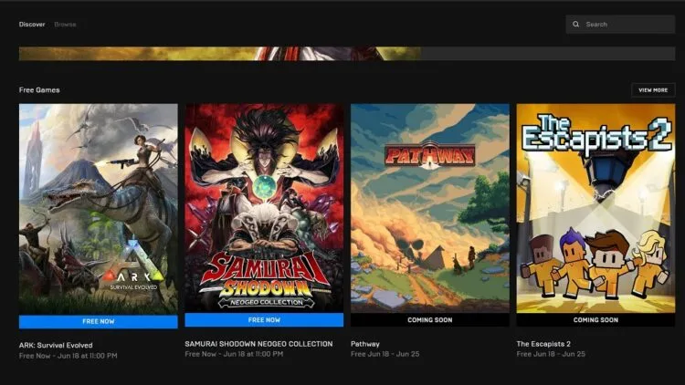 Epic Games Store ARK Survival Evolved SamSho collection