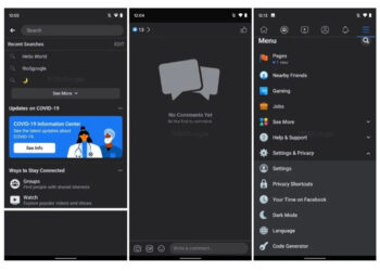 Facebook Dark Mode