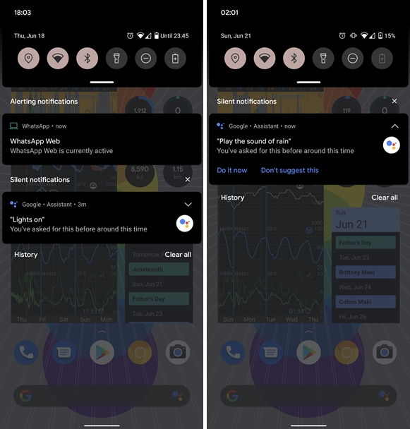 Google Assistant actions