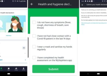 Grab health declaration combined