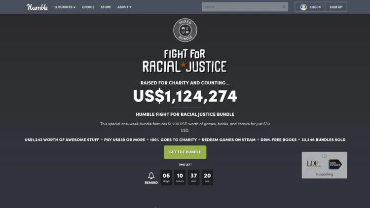 Humbe Bundle Fight for Racial Justice