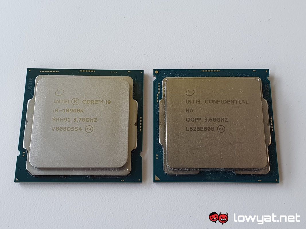 Intel Core i9 10900K vs Core i9 9900K