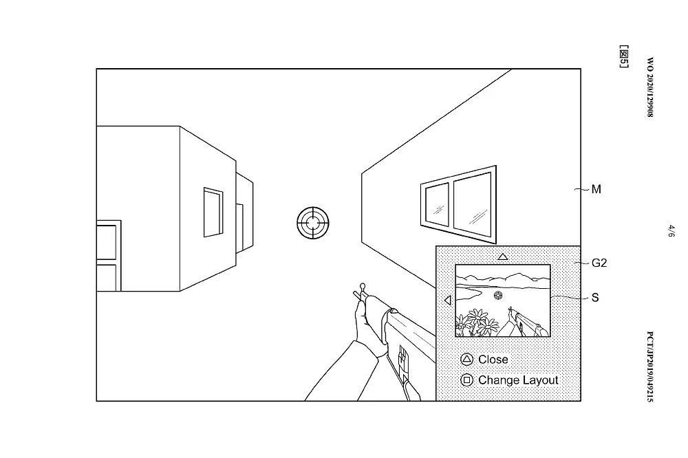 PlayStation 5 patent picture in picture