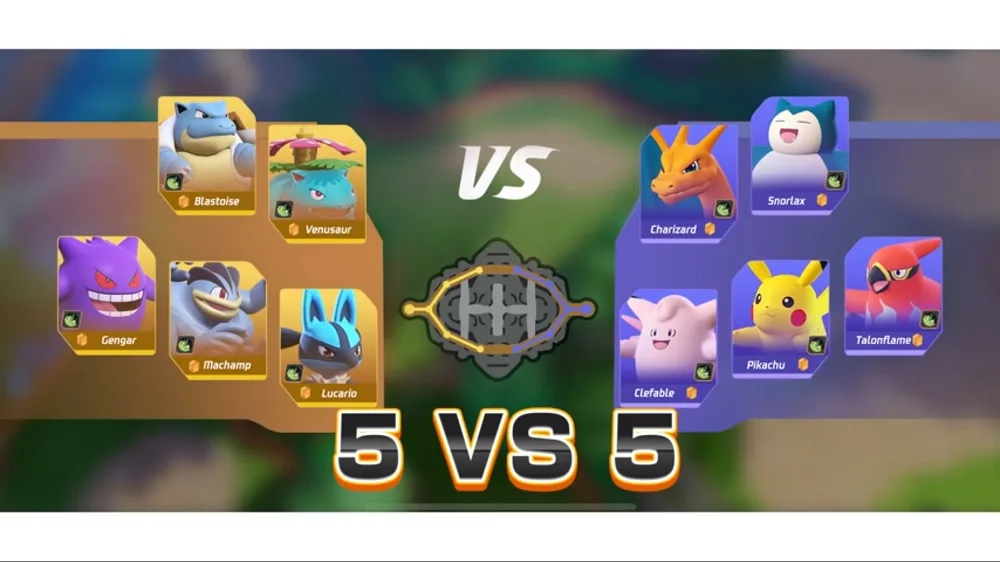 Pokemon Unite roster