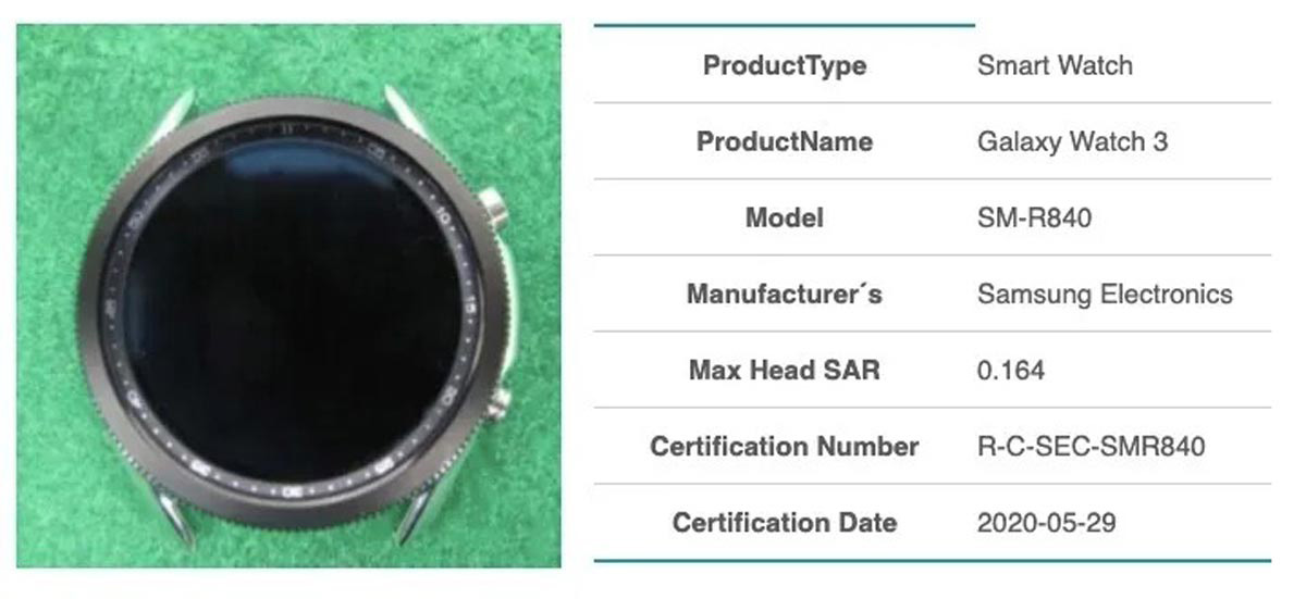 Samsung Galaxy Watch 3 Specifications Design Leaked 1