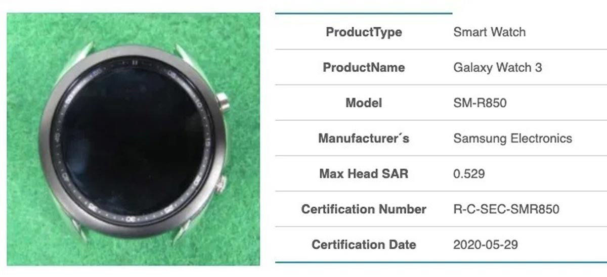 Samsung Galaxy Watch 3 Specifications Design Leaked 2