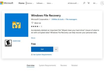 Windows File Recovery
